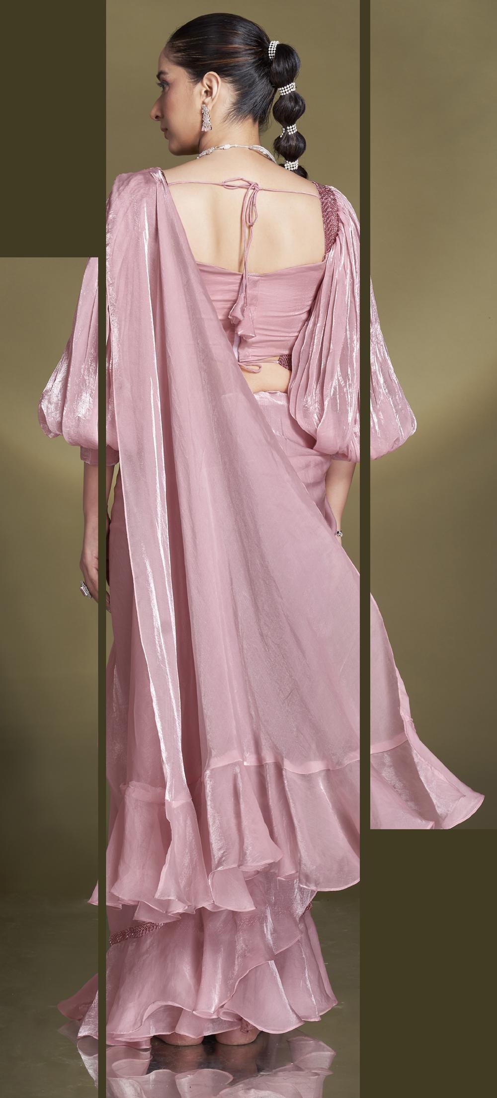 Ready to Wear Saree with Stitched Blouse