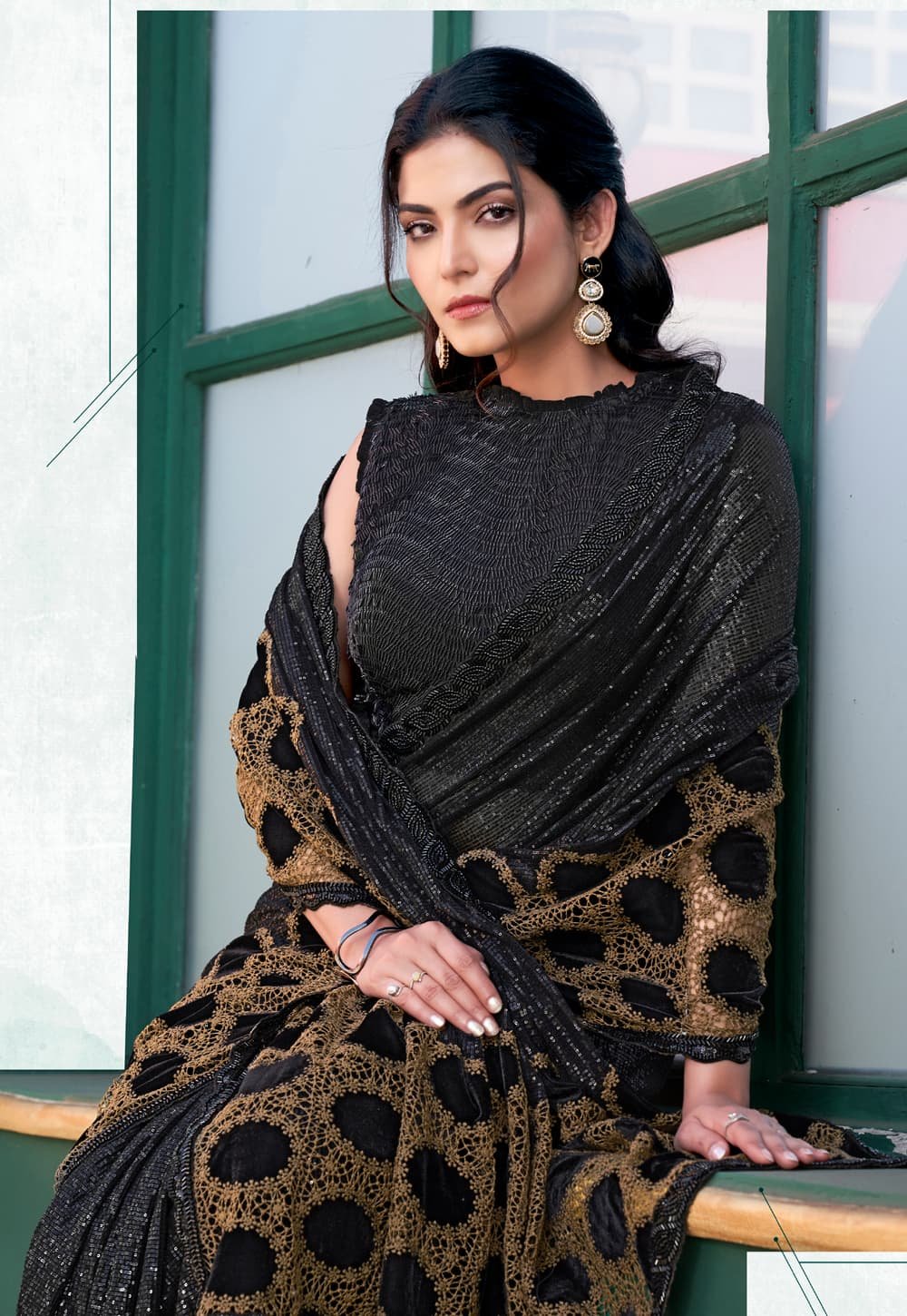 Wedding Party Wear Saree for Unmarried Girl