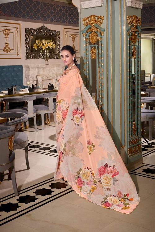 Daily Wear Sarees for Women Floral Print Saree
