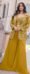 Indo Western Party Wear For Ladies Yellow Outfit Haldi Dress