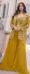 Indo Western Party Wear For Ladies Yellow Outfit Haldi Dress