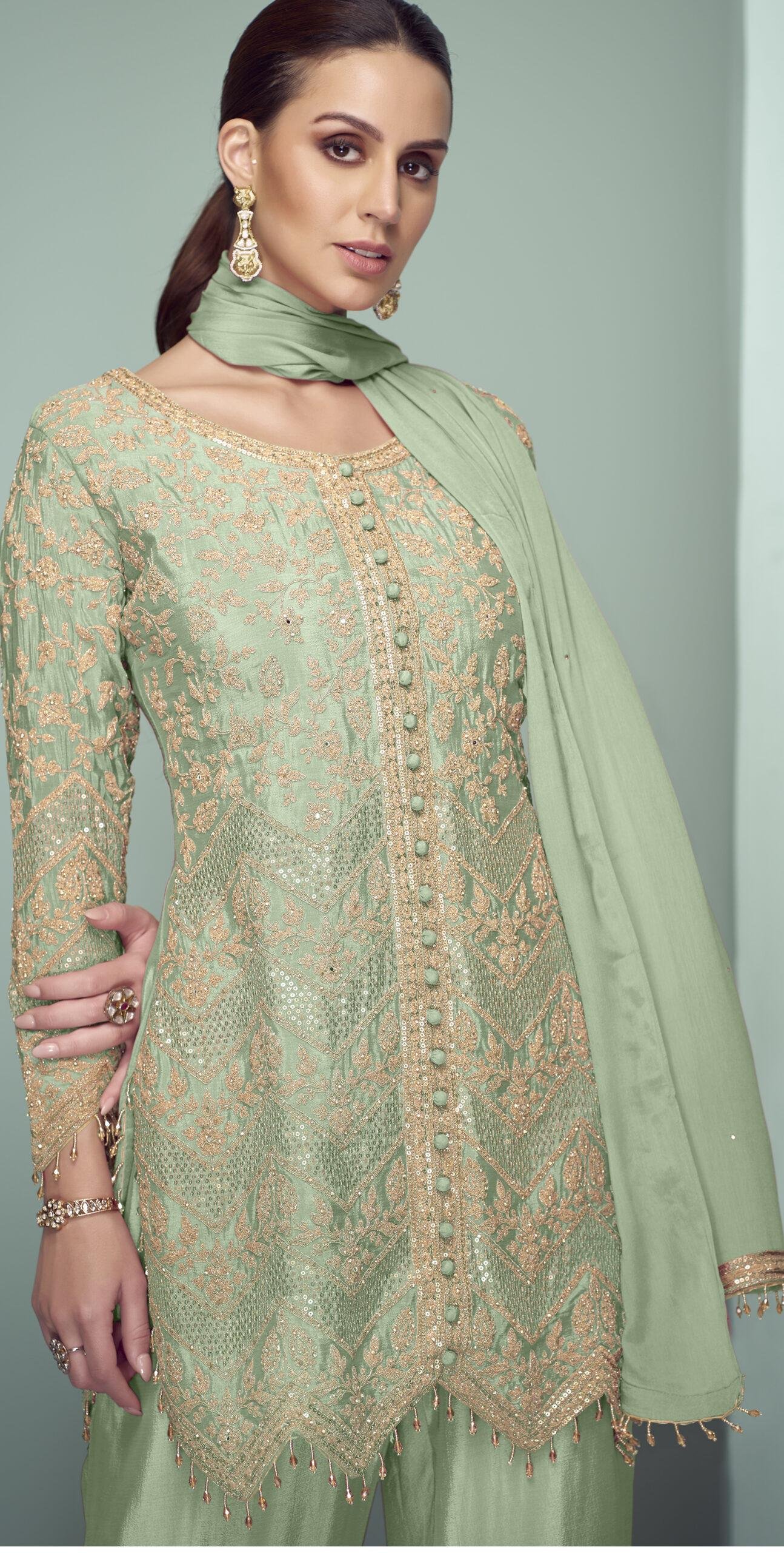 Modern Punjabi Sharara Suits