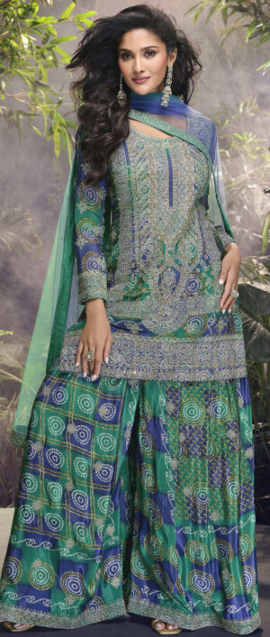 Pakistani Sharara Suit for Wedding Party