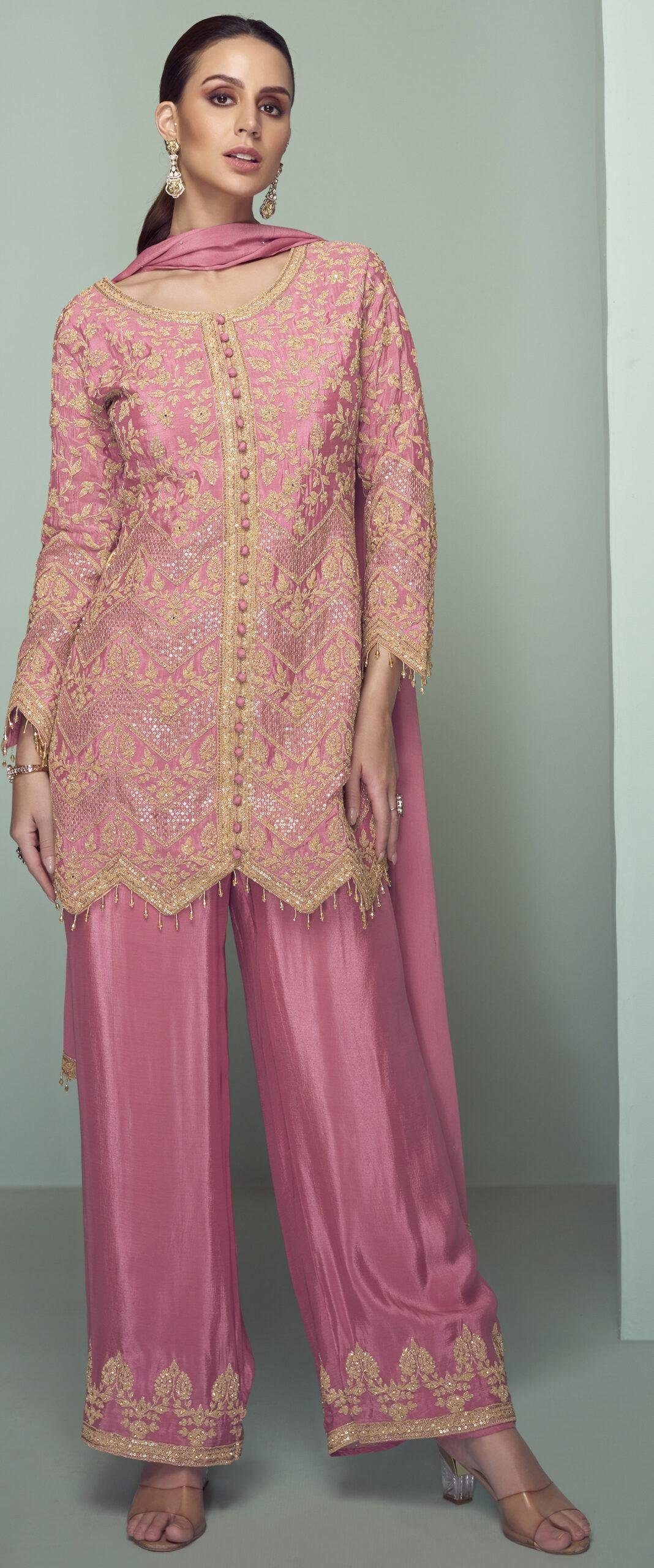 Pink Sharara Suit in Usa