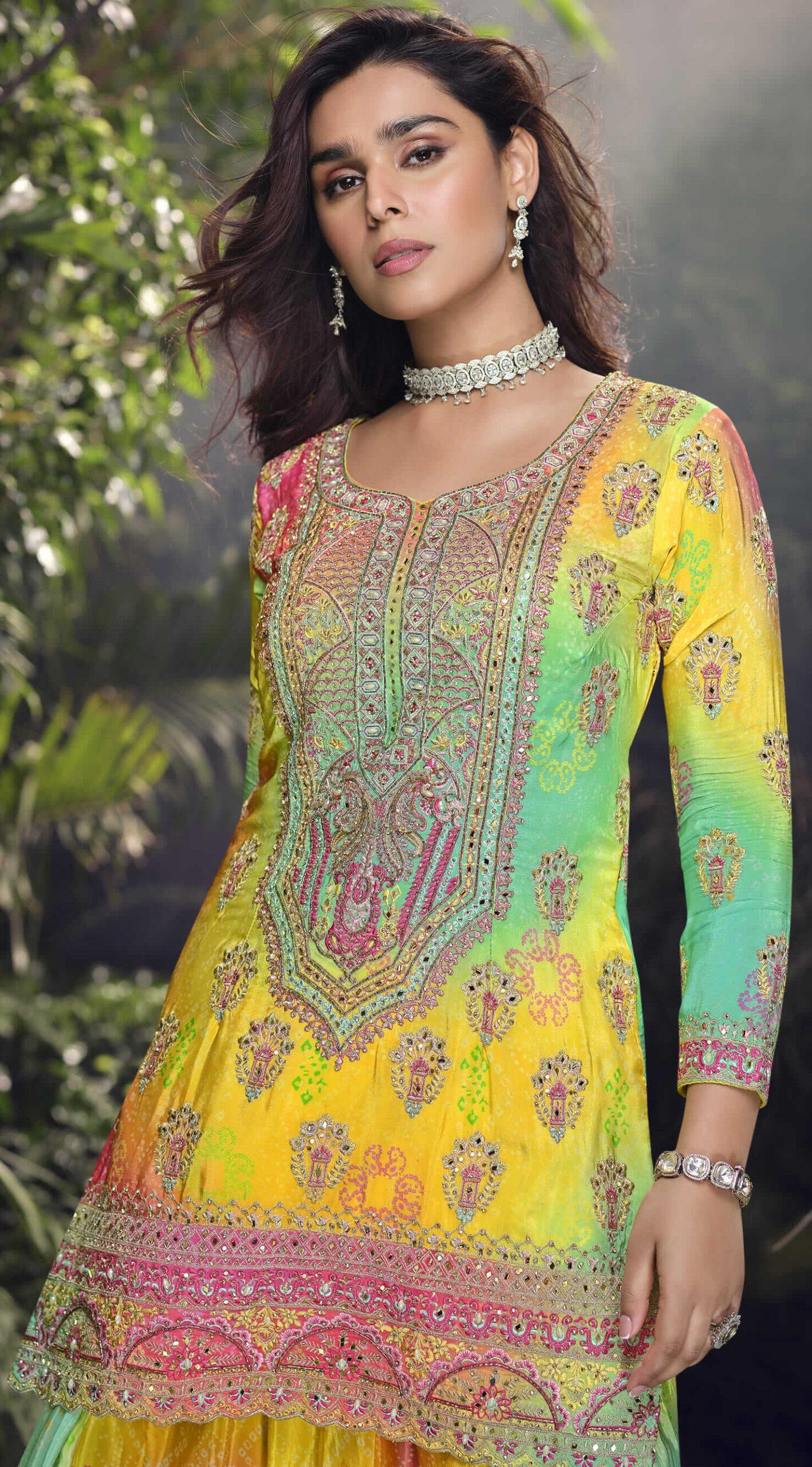 Punjabi Sharara Suits for Wedding