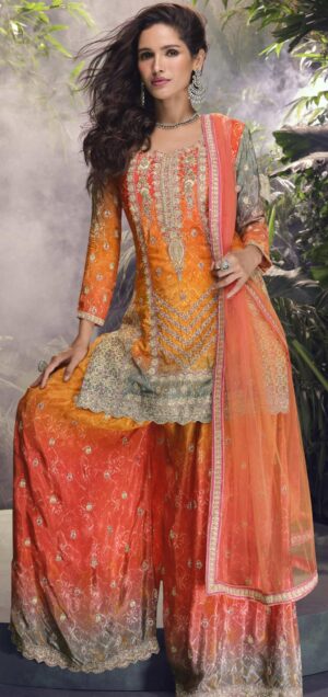 Punjabi Sharara Suits for Wedding Indian Dress in Usa