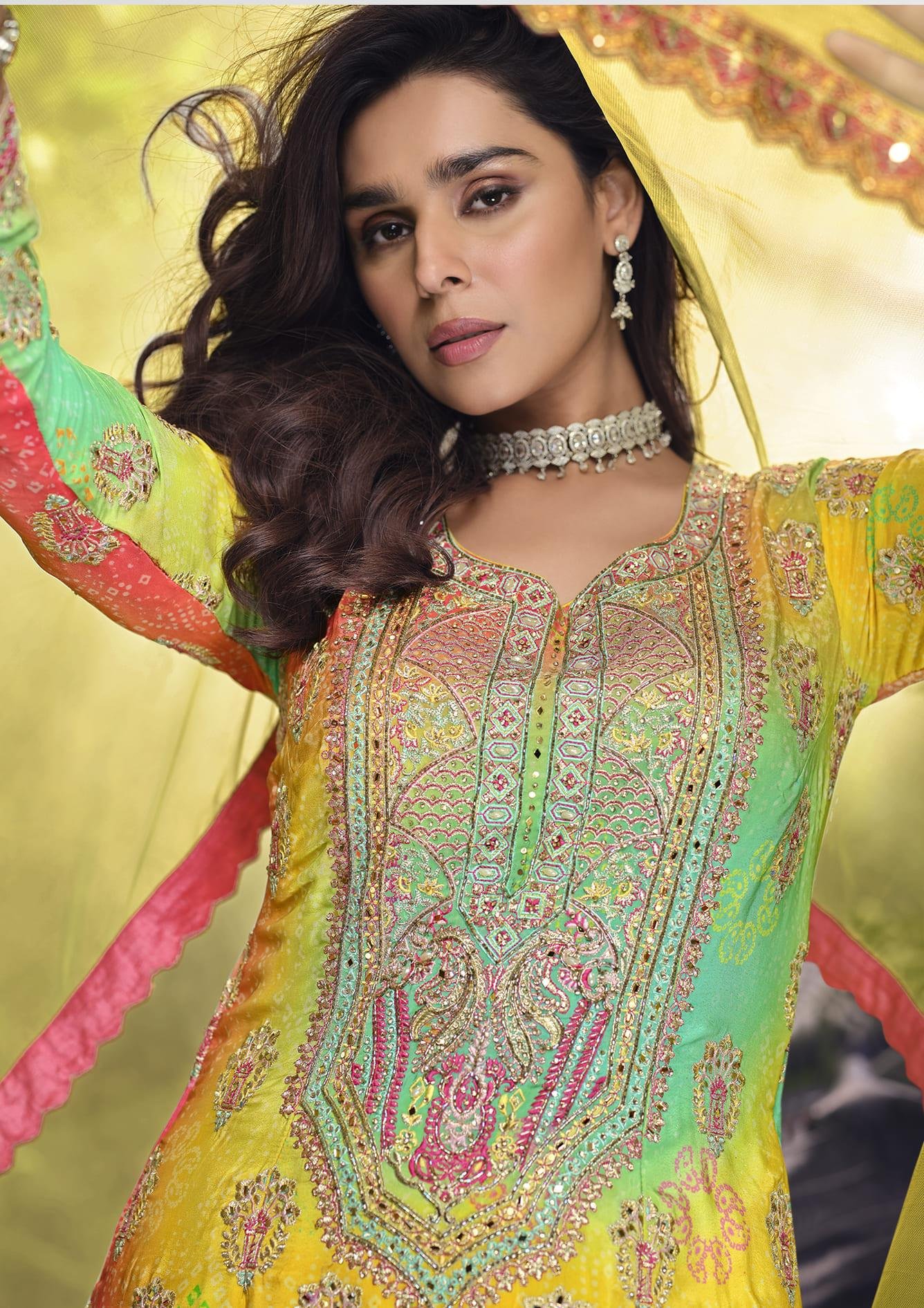 Sharara Gharara Dress Party Wear