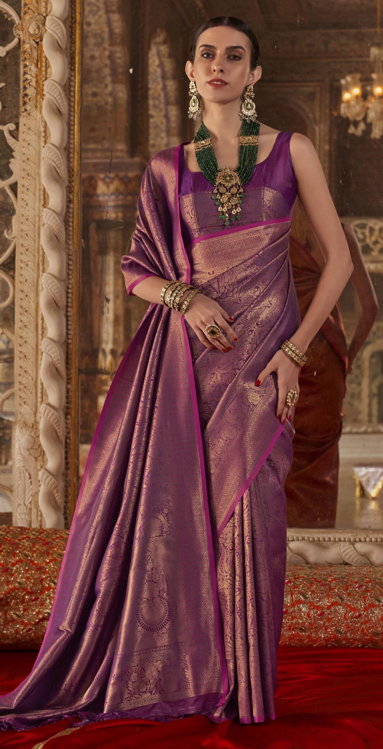 South Indian Silk Saree for Wedding