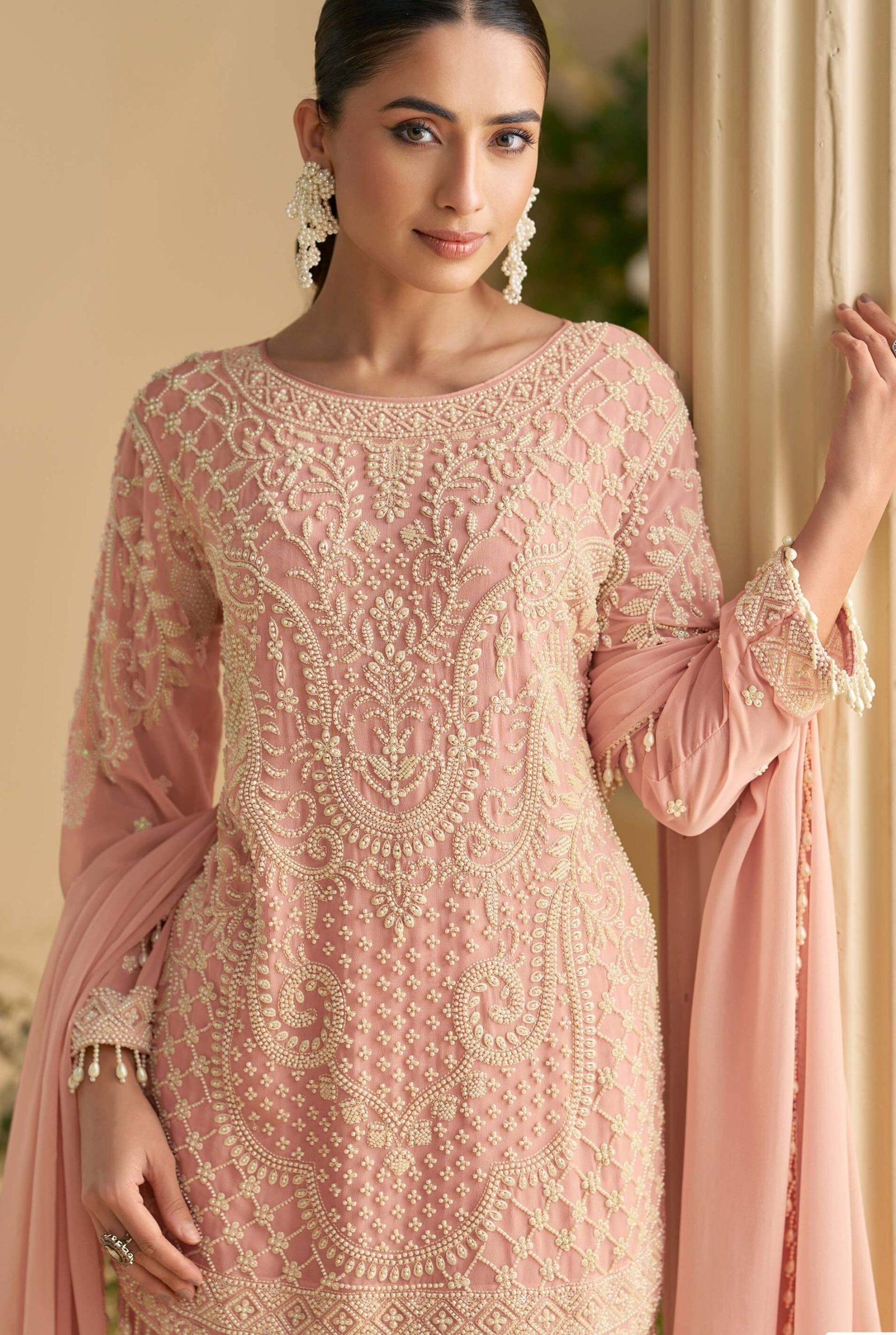 Party Wear Suit with Heavy Dupatta