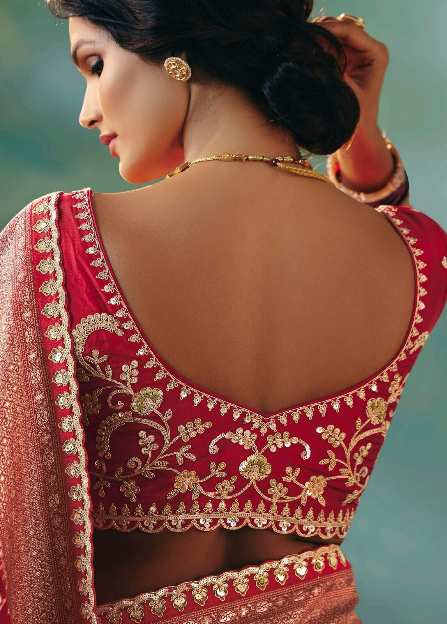 Bridal Heavy Saree Colllection for Bride Red Saree