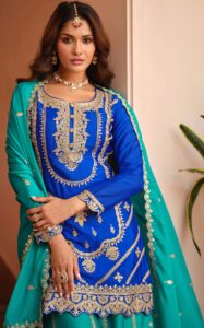 Bridal Punjabi Suits with Heavy Dupatta