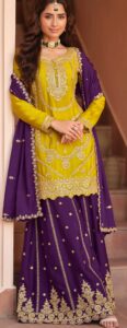 Heavy Sharara Set for Wedding Contrast Heavy Suit