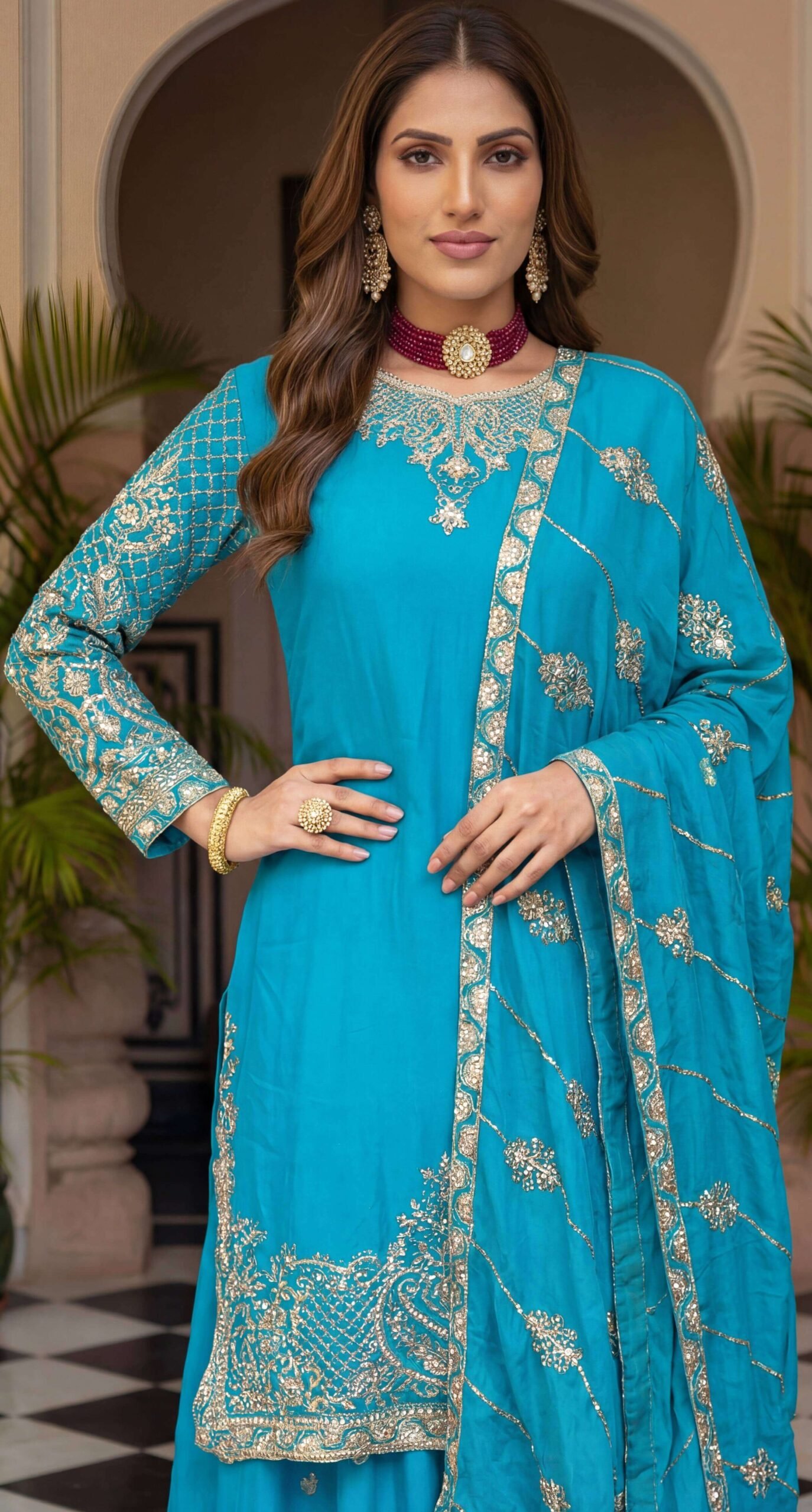 Indian Sharara Dress for Women Party Wear in Canada
