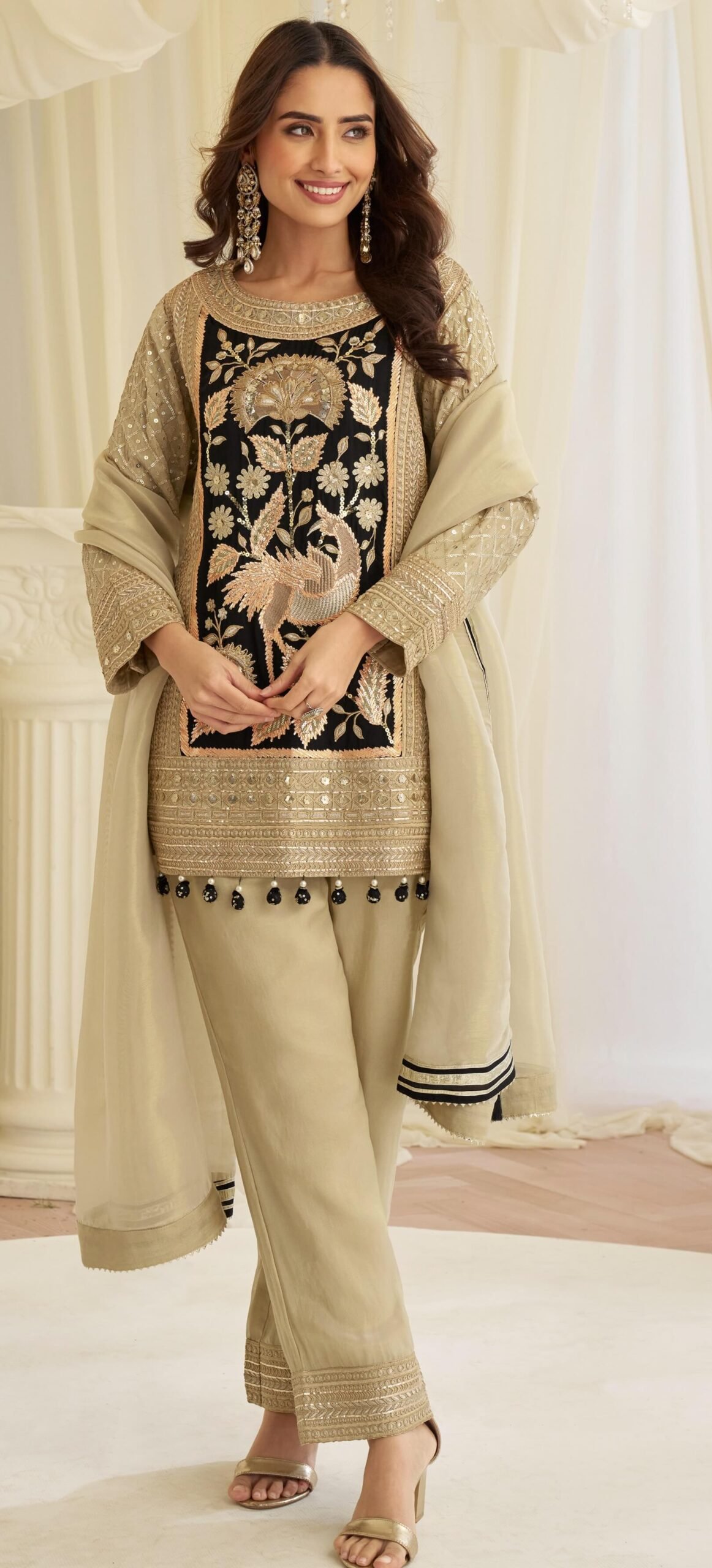 Indo Western Fusion Dresses for Wedding Party