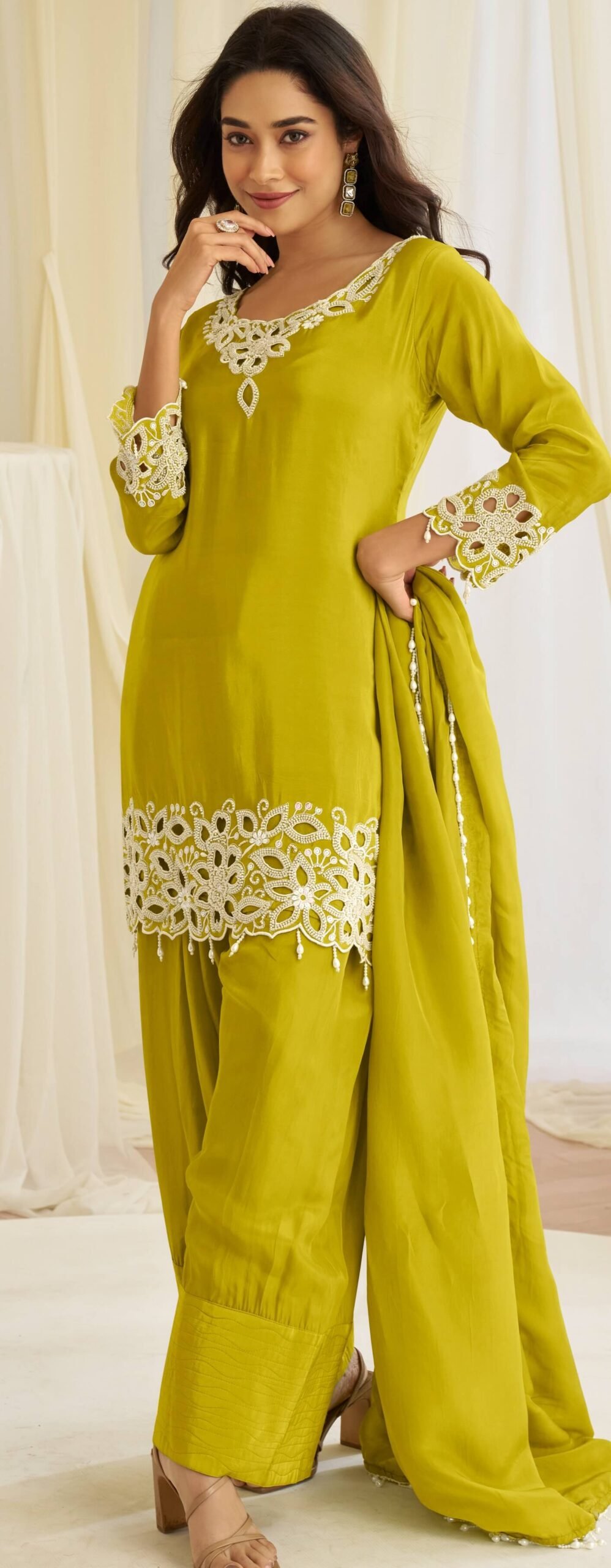 Indo Western Party Wear Salwar Suits for Ladies