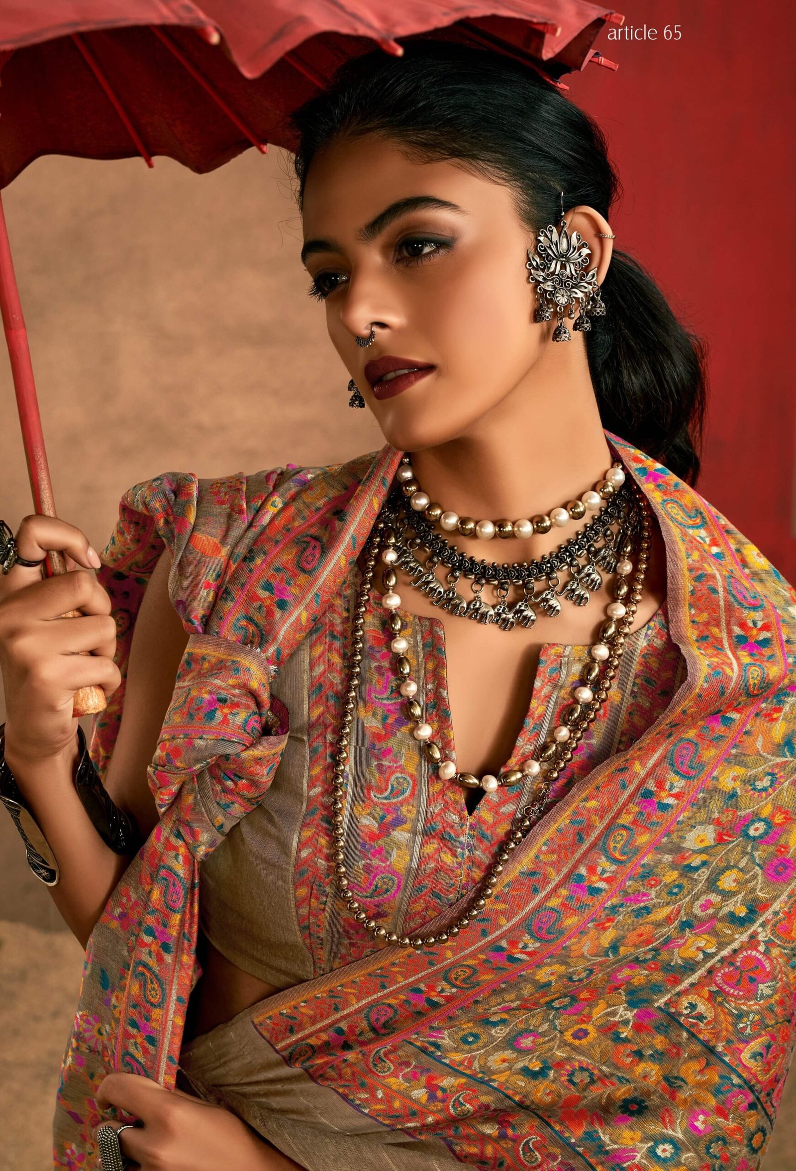 Kashmir Silk Sarees in Srinagar Royal Designer Saree in USA