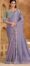 Lavender Colour Heavy Designer Party Wear Sarees with Price