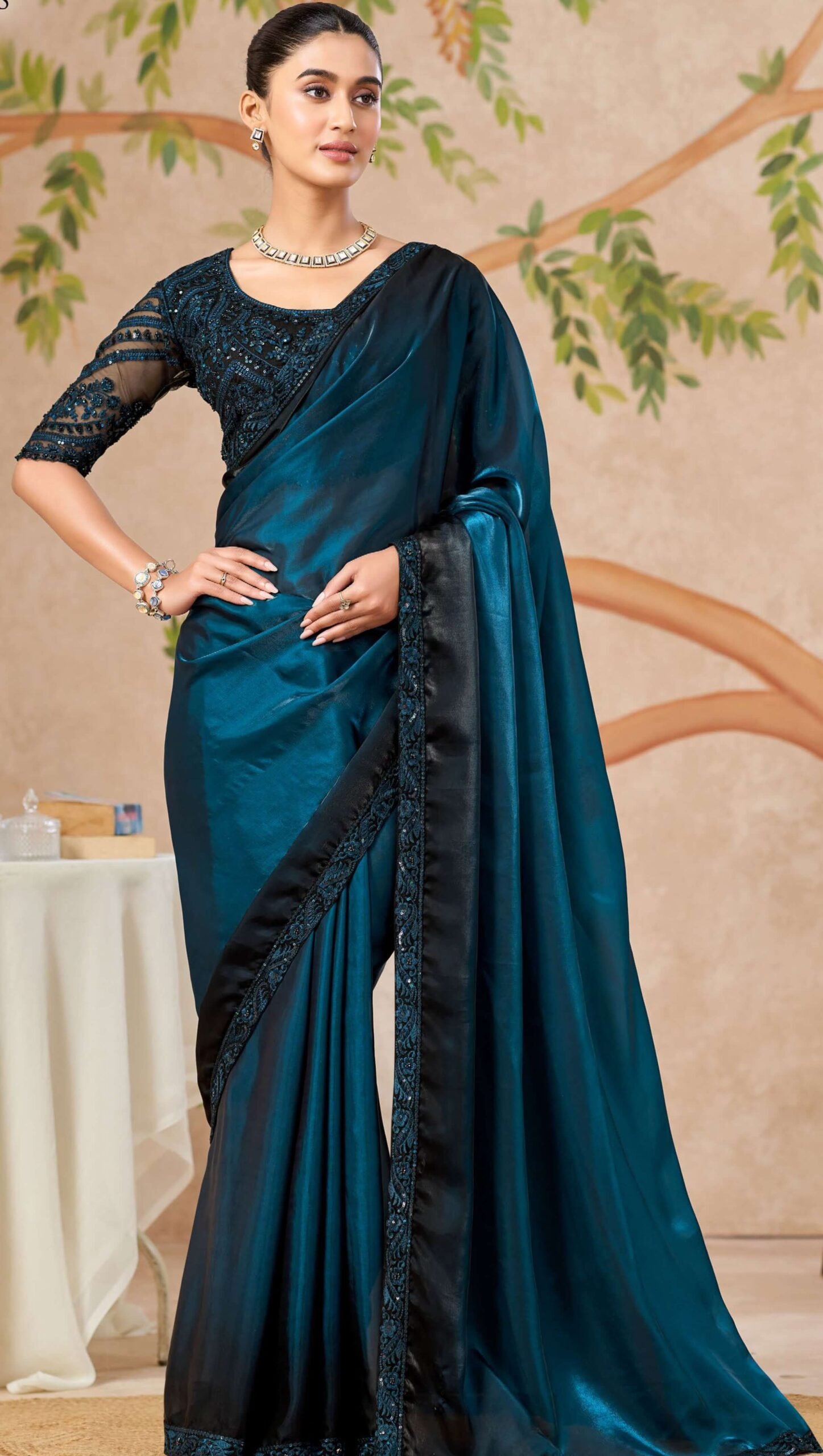 Light Weight Chiffon Silk Sarees for Wedding