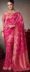 Magenta Colour Silk Saree Blouse Designs