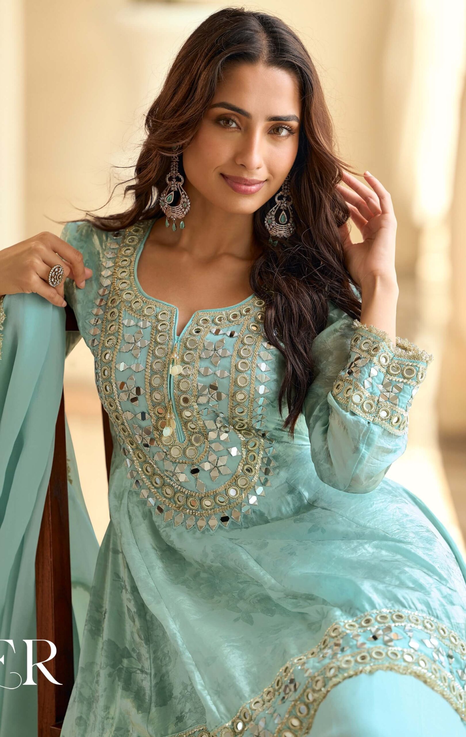Pastel Designer Salwar Suits for Wedding Party