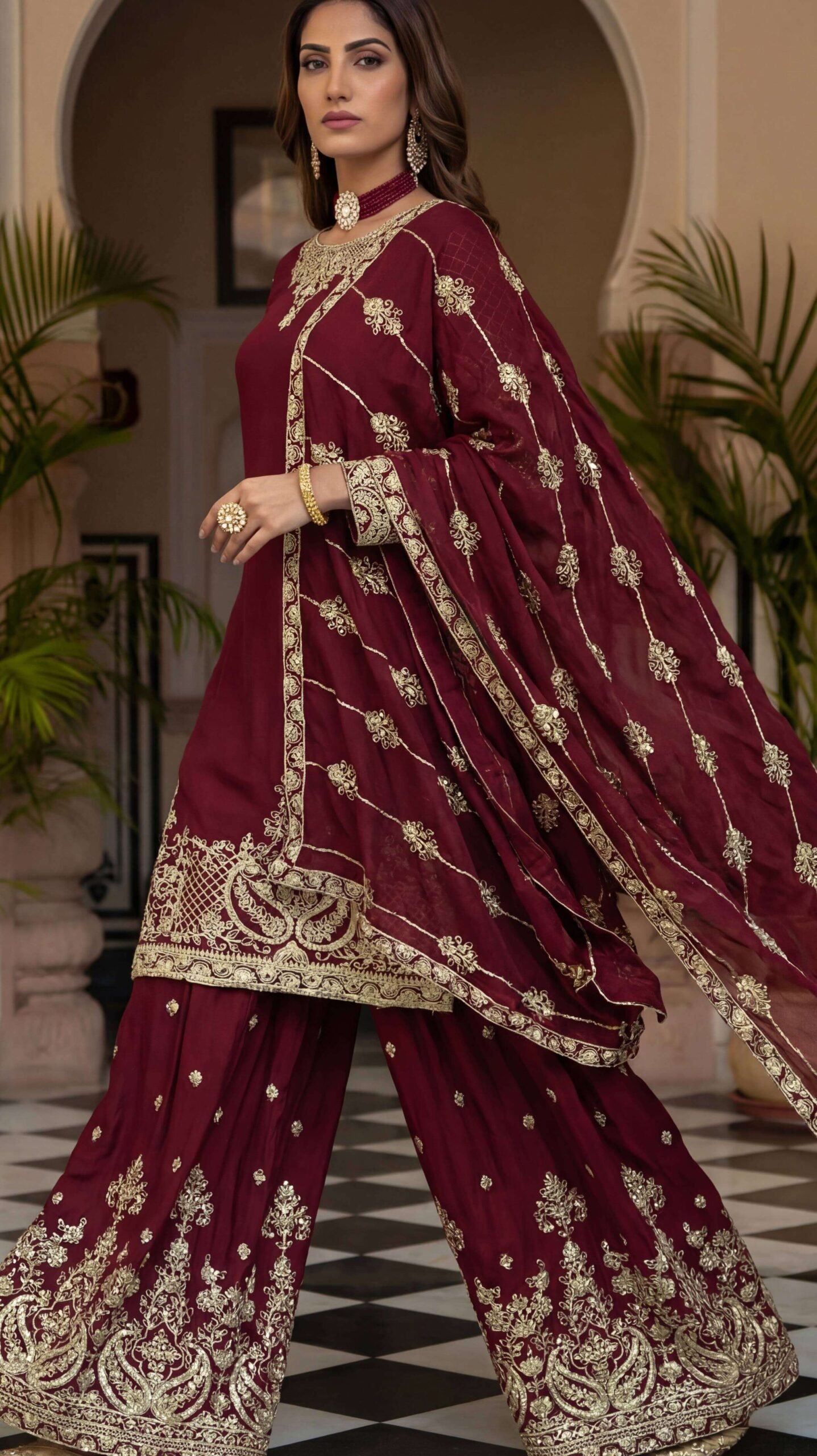 Plus Size Party Wear Suits for Women