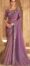 Purple Wedding Saree for Bride Designer Blouse with Saree