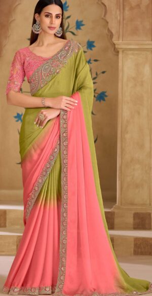 Regal Party Wear Saree for Wedding in USA