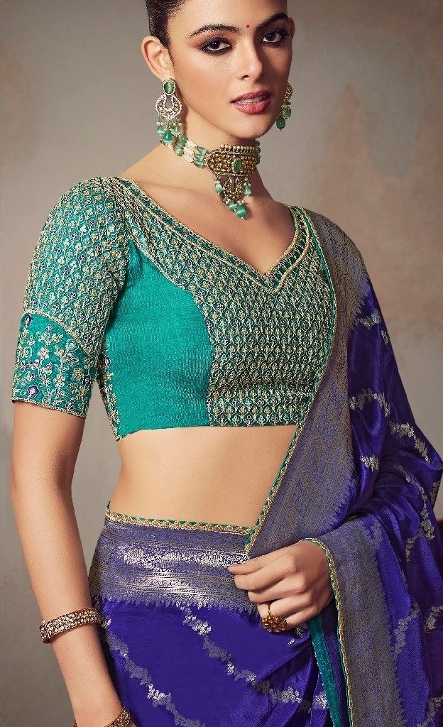 Royal Blue Regal Soft Silk Sarees Above 10000