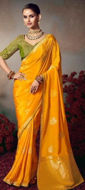 Saree for Haldi Ceremony for Bride