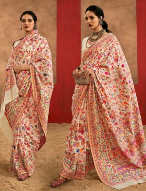 Shahi Pashmina Kashmiri Saree for Wedding