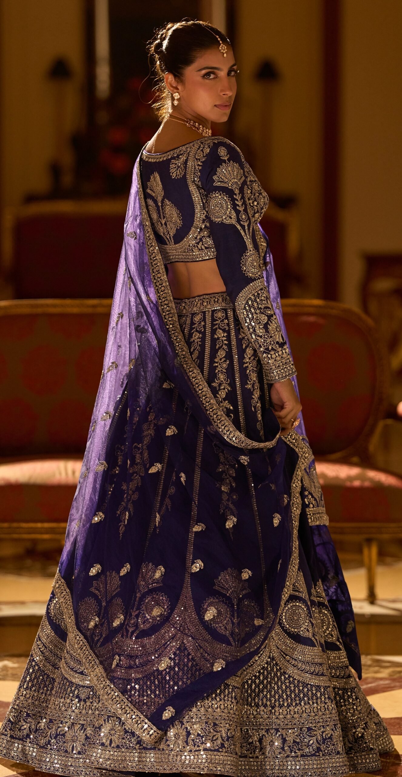 Stylish Lehenga for Wedding Party Royal Blue Lehenga 2026