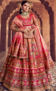 Wedding Lehenga for Bride with Price Red Bridal Lehenga