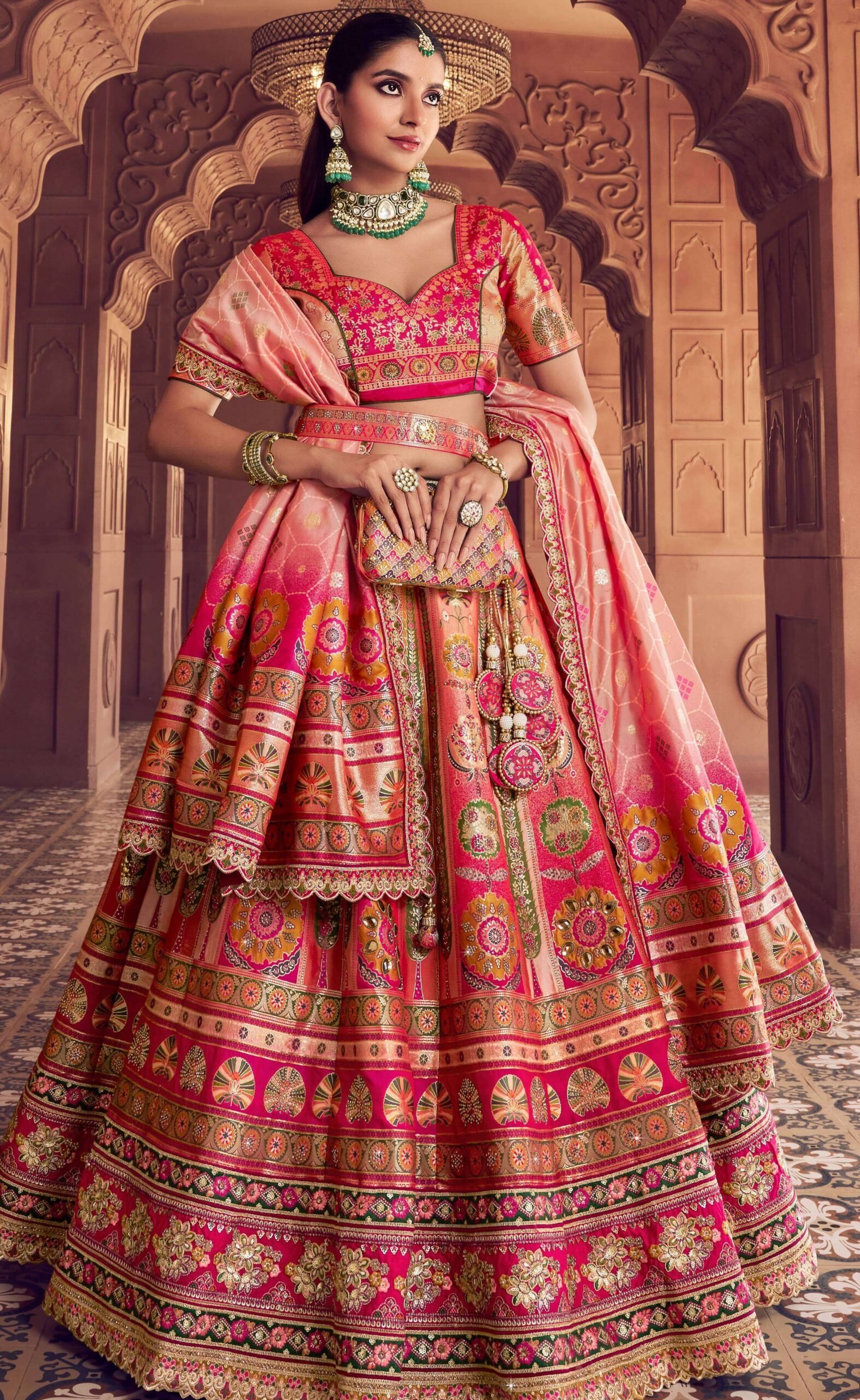 Wedding Lehenga for Bride with Price Red Bridal Lehenga
