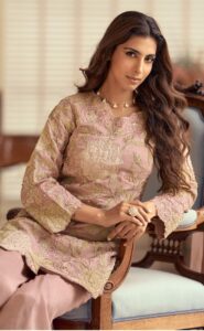 Indo Western Party Wear Rose Pink Dress for Women