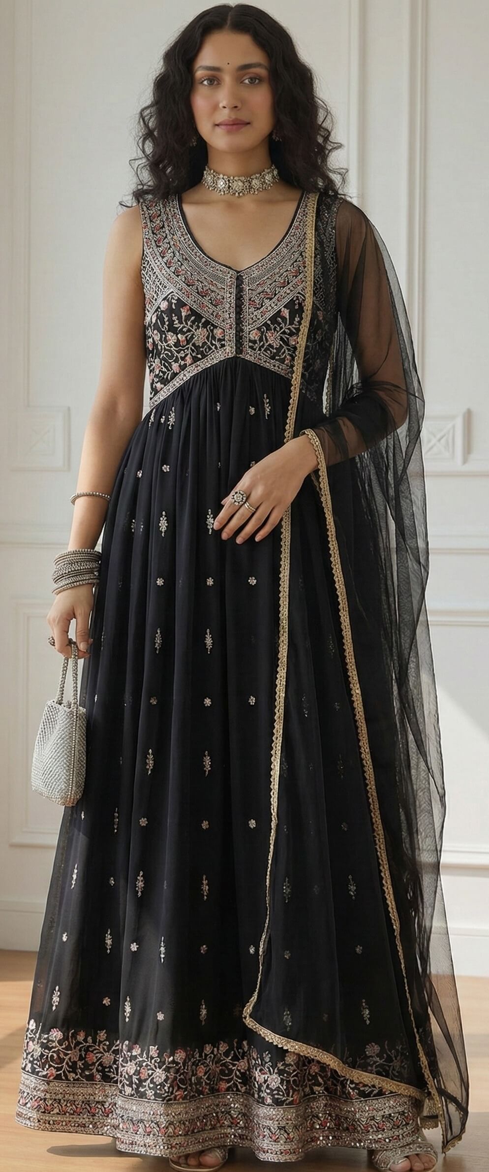 Maxi Indo Western Gown Party Wear