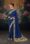 Blue Saree with Golden Border New Bridal Saree