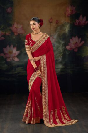 Modern Designer Saree for Wedding Reception