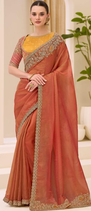 Wedding Party Wear Saree for Unmarried Girl (2)