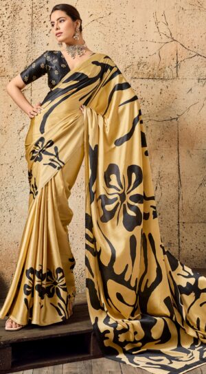 Latest Daily Wear Sarees with Price Golden Saree