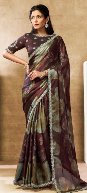 Modern Reception Saree On Trend 2026