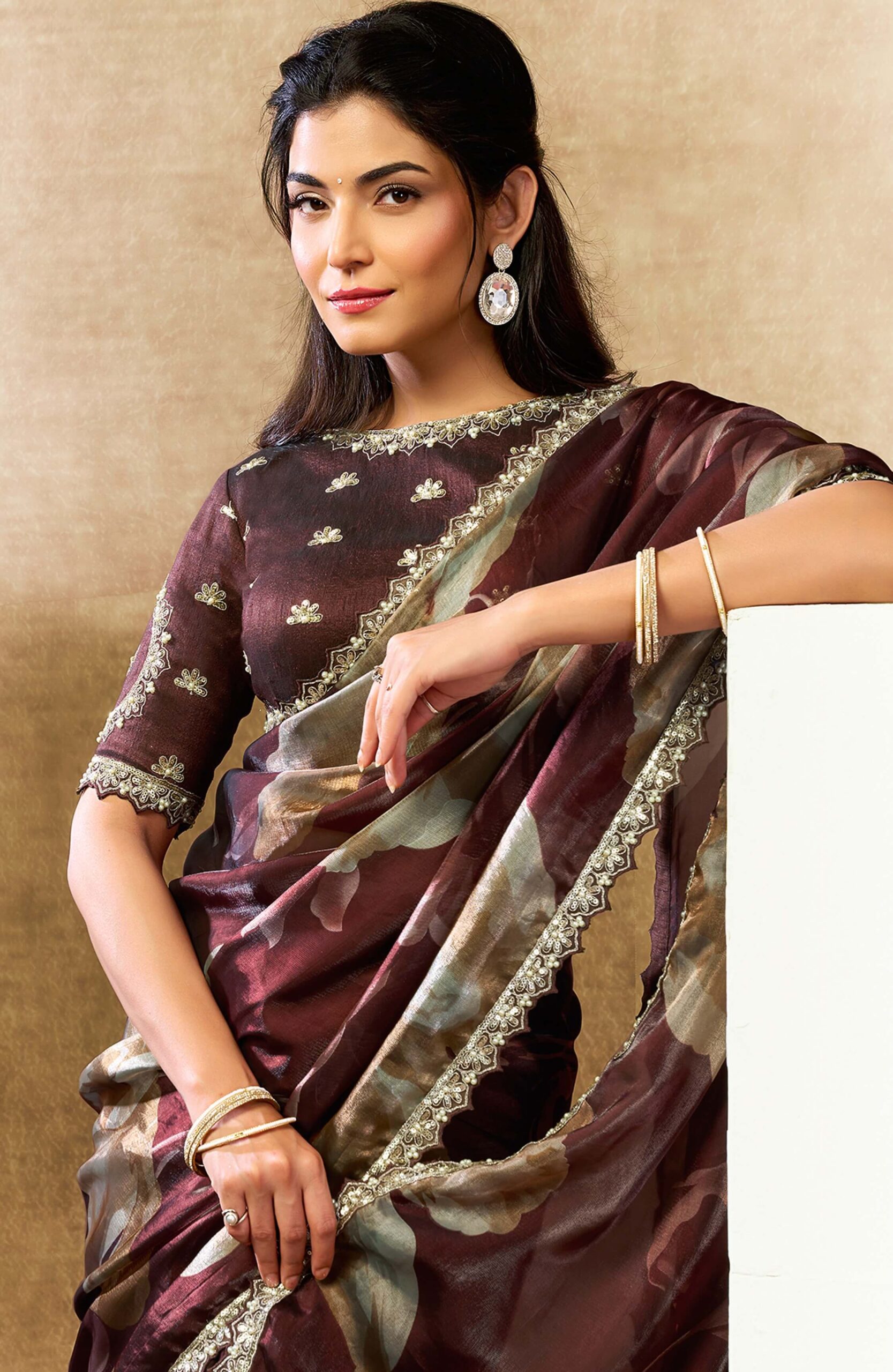 Trending Modern Reception Saree Collection For Brides