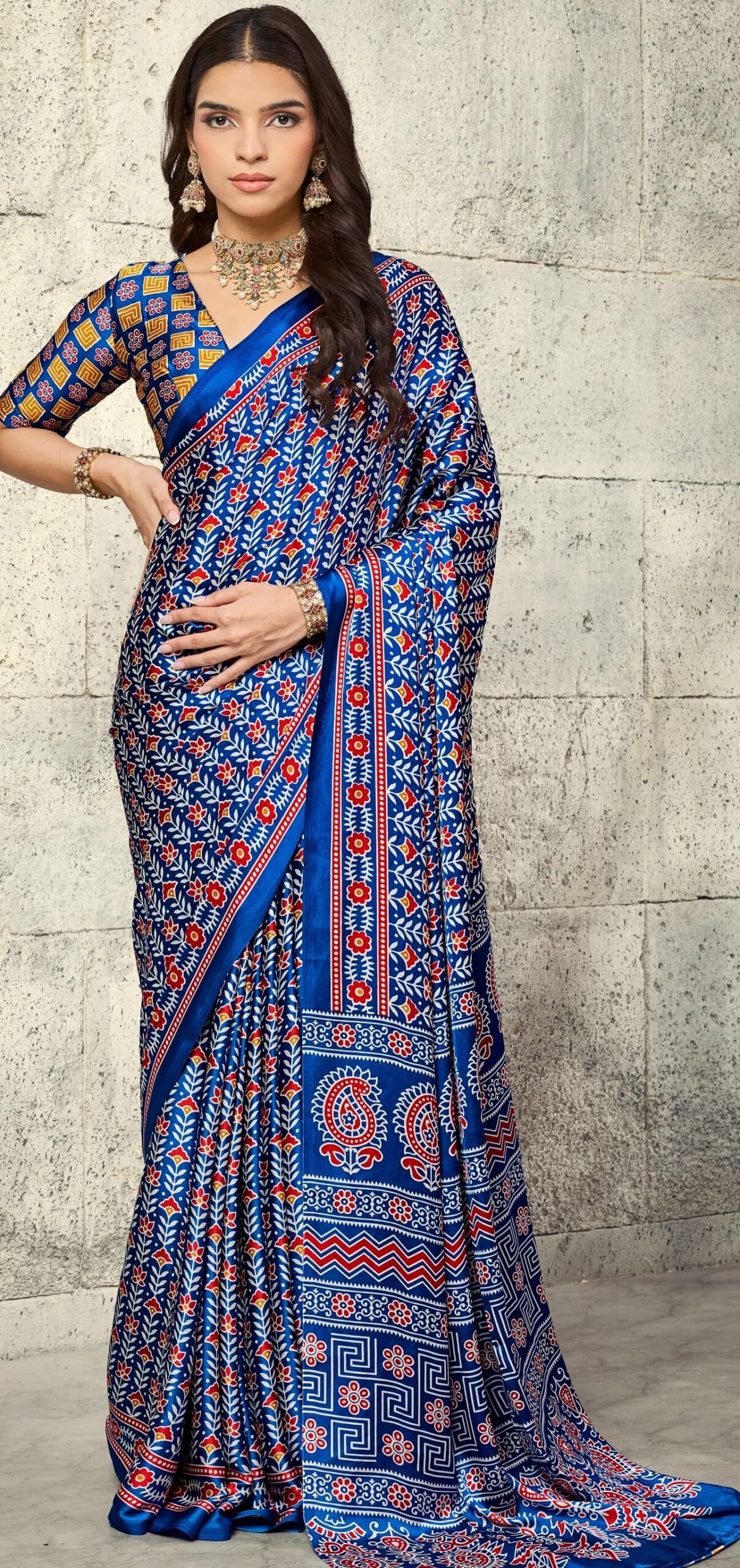 Ajrakh Sarees Near Me in India