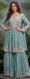 Heavy Wedding Punjabi Suit Skyblue Wedding Suit Set