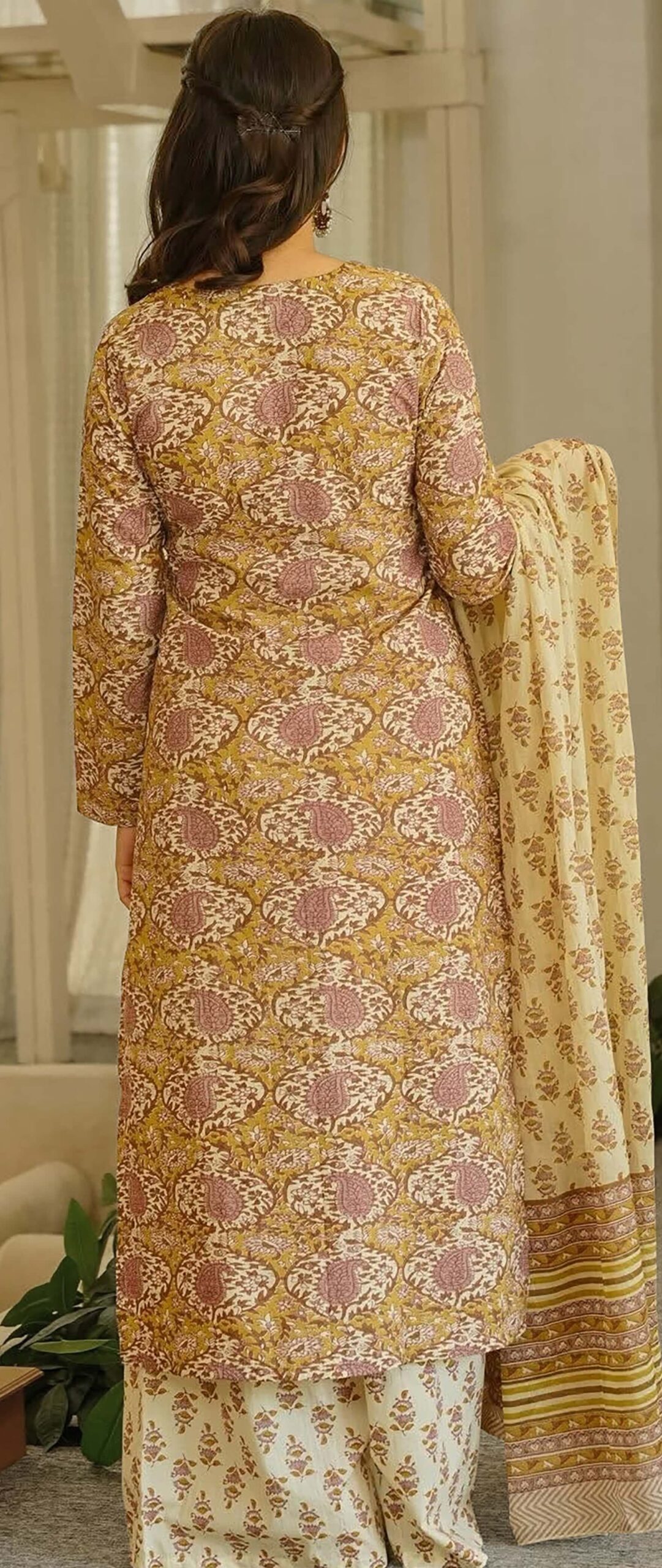 Readymade Cotton Salwar Suit with Dupatta