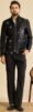 Designer Black Indo Western Jacket Set for Wedding & Reception