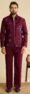 Designer Maroon Indo Western Jacket Set Wedding & Reception Wear