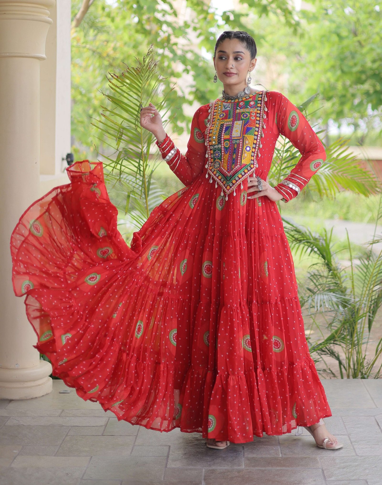 Navratri Special Anarkali Dress for Women