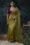Party Wear Olive Colour Designer Saree